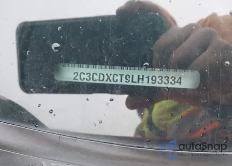 2020 Dodge Charger R/T Rwd из США, поврежденный, VIN 2C3CDXCT9LH193334